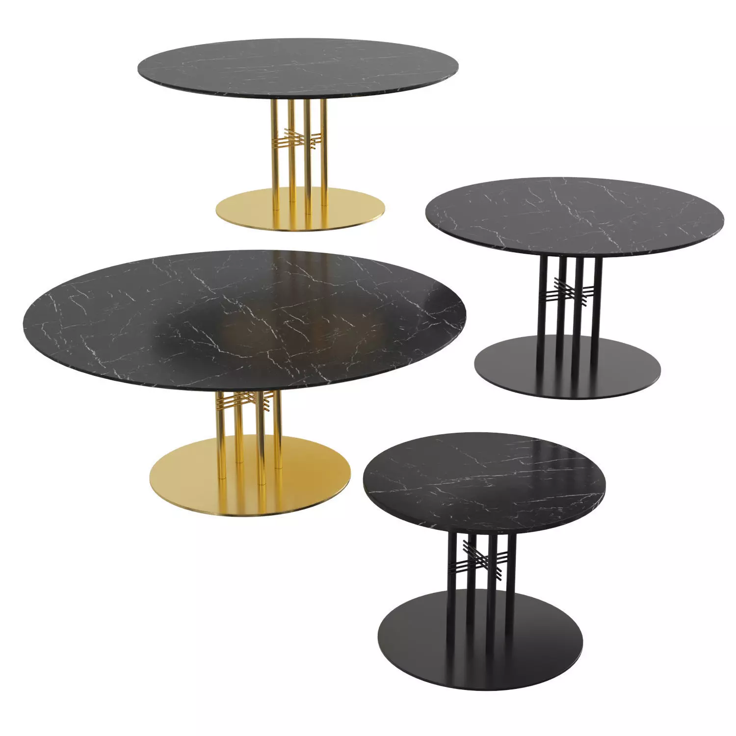 TS Column Lounge Table 3D model_0
