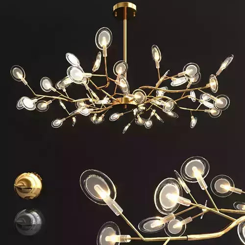 Modern firefly chandelier