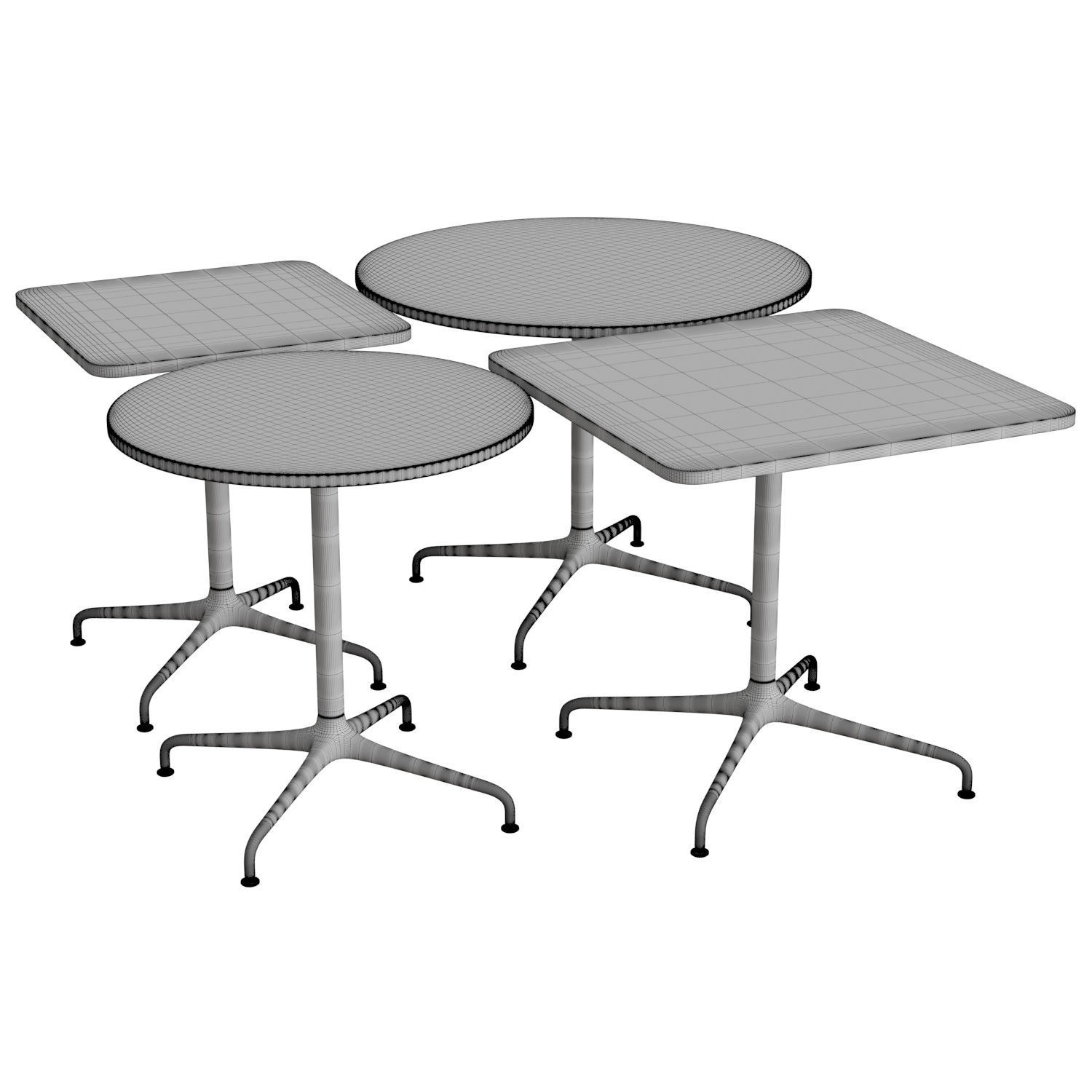 Beetle Dining Table 3D model_4