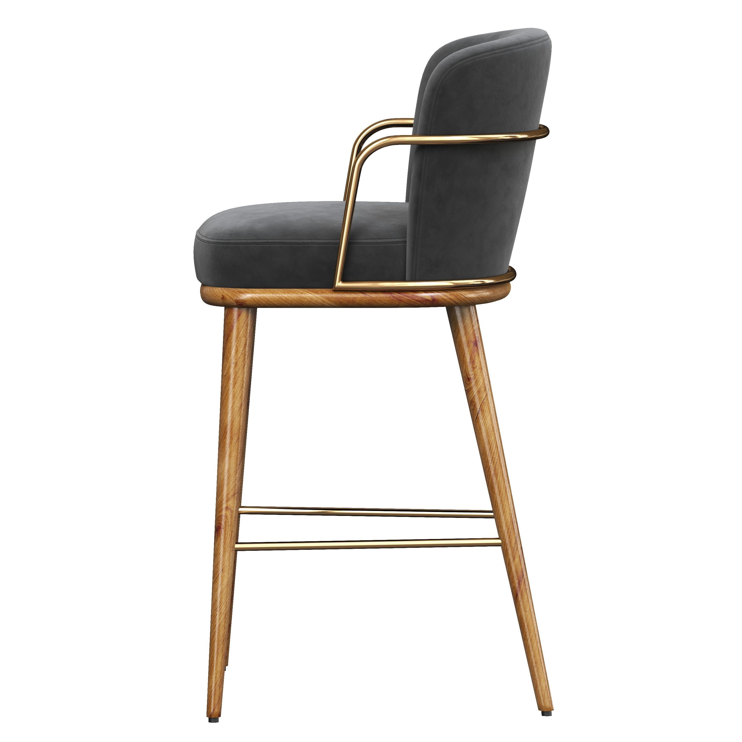 Arven Barstool by Parla 3D model_10