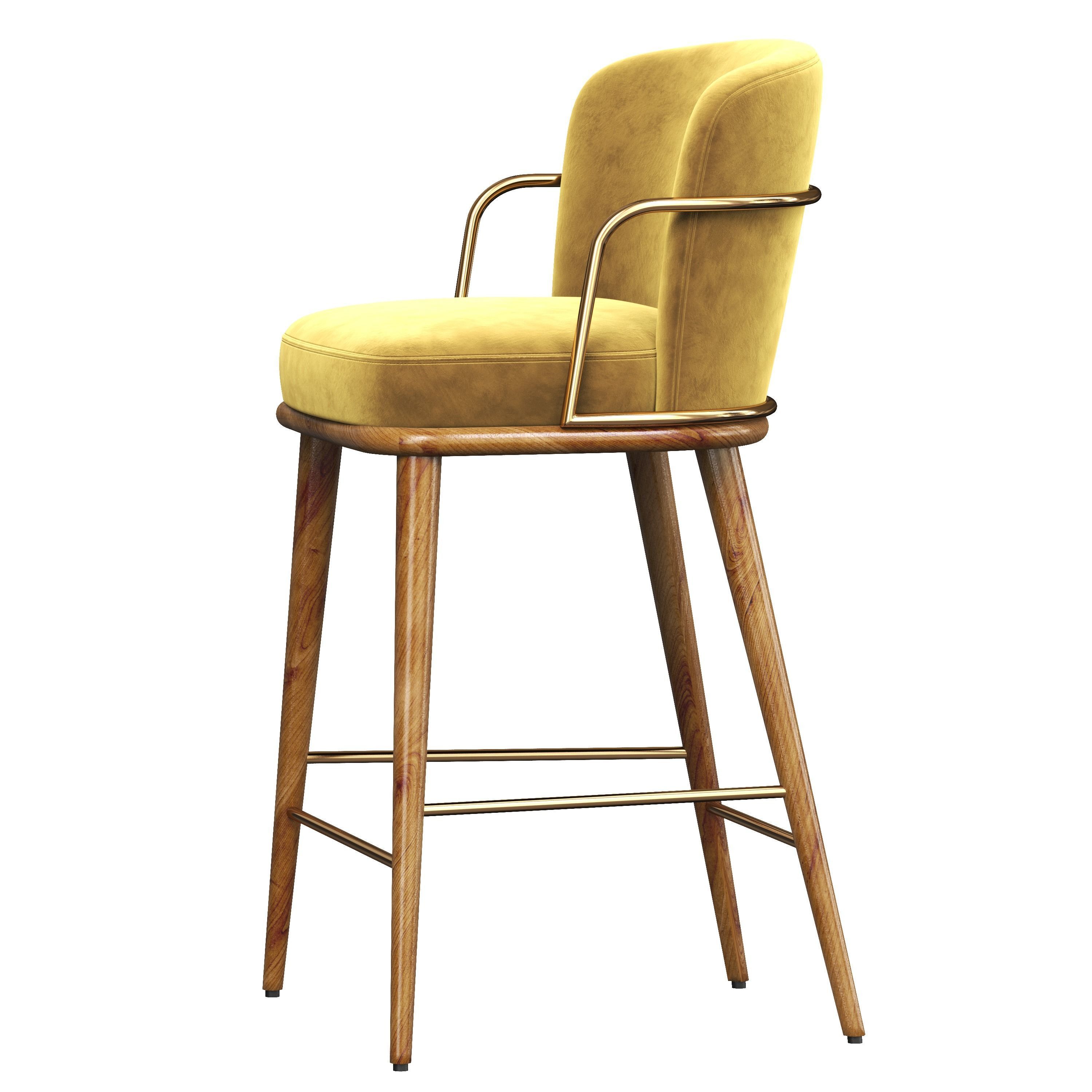 Arven Barstool by Parla 3D model_5