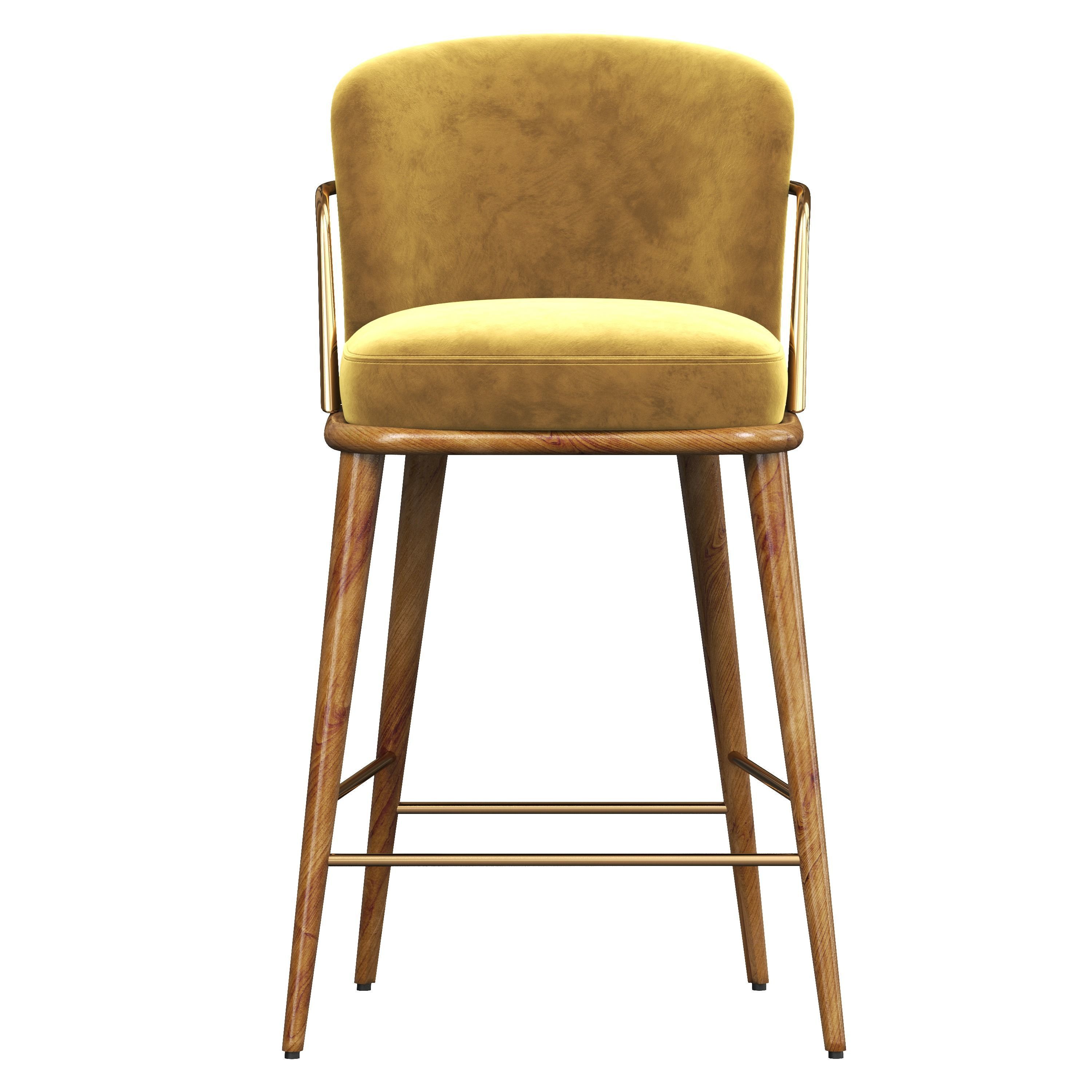Arven Barstool by Parla 3D model_4