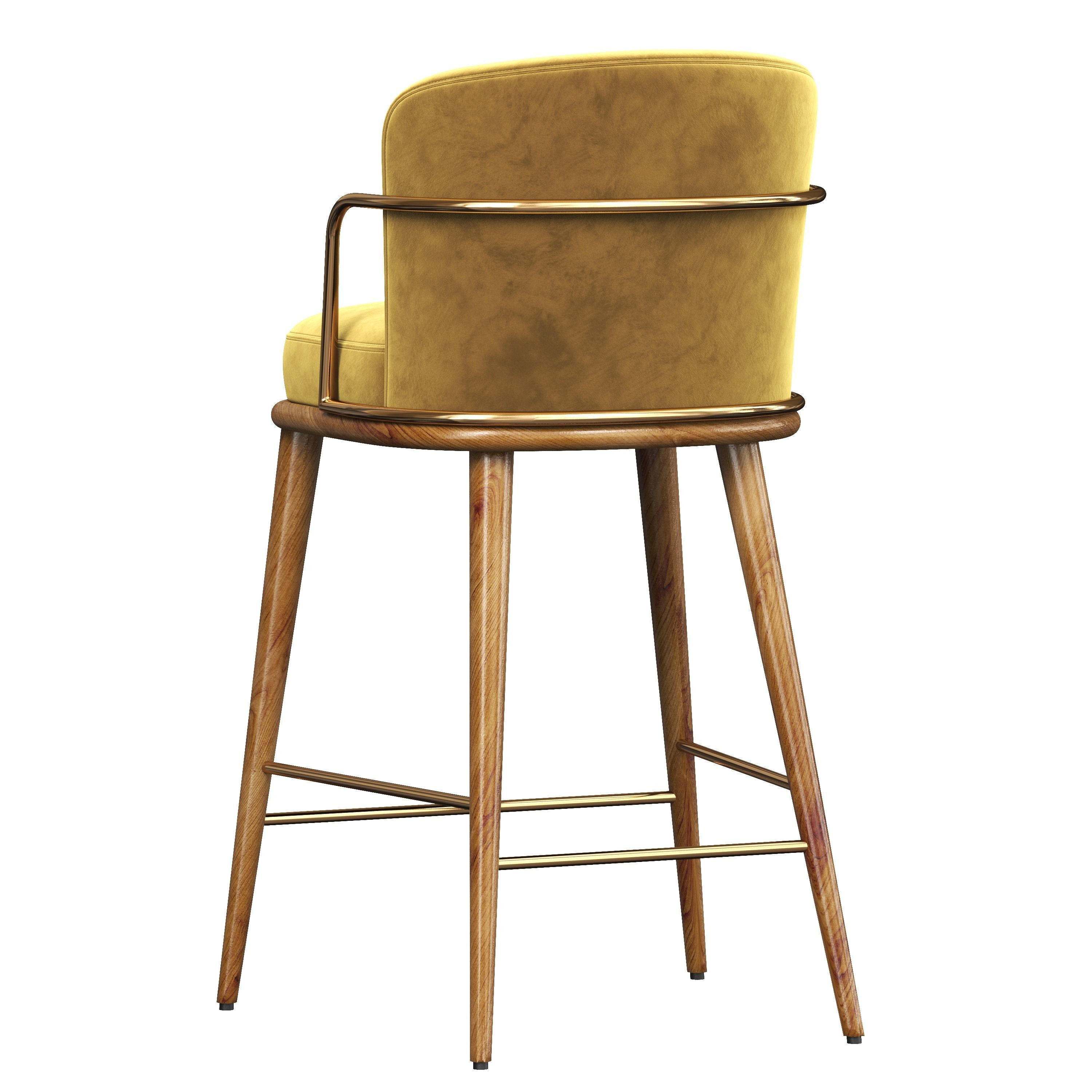 Arven Barstool by Parla 3D model_6