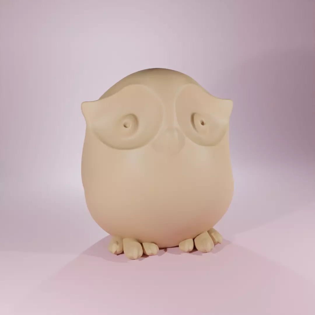 Free Baby Owl Sculpt Free 3D model