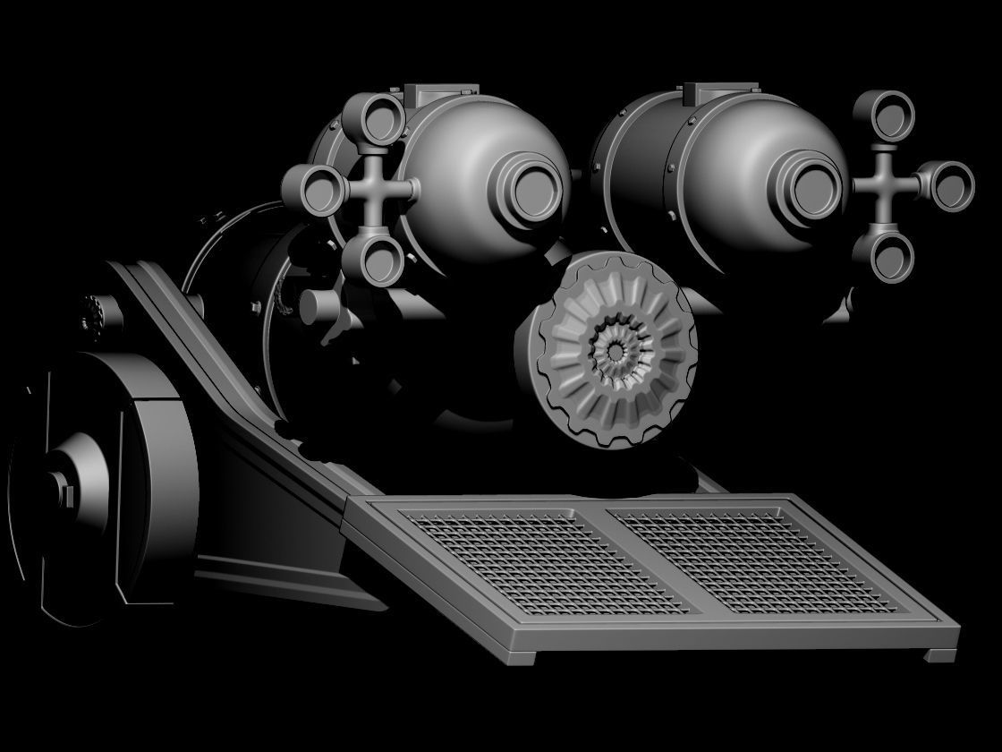 Medieval Cannon 3d print model 3D print model_4