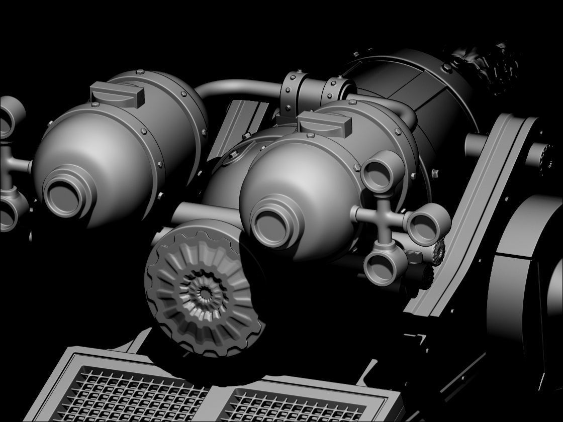 Medieval Cannon 3d print model 3D print model_5