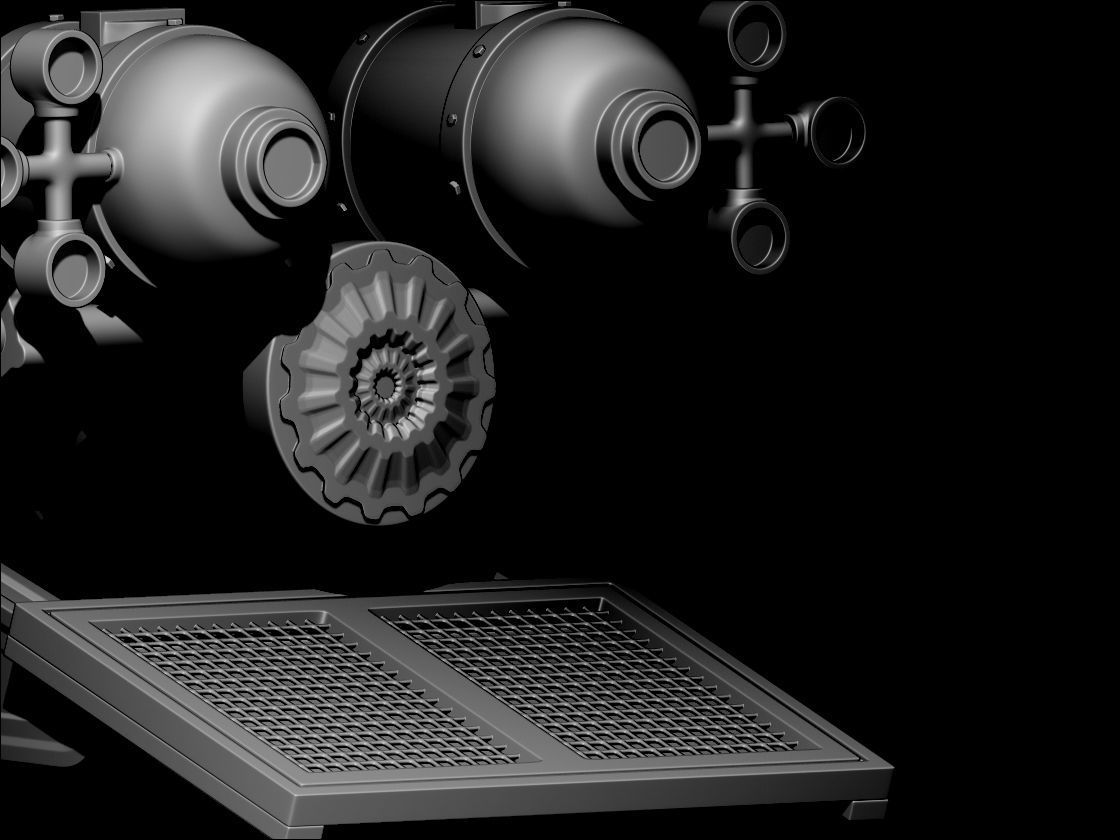 Medieval Cannon 3d print model 3D print model_3