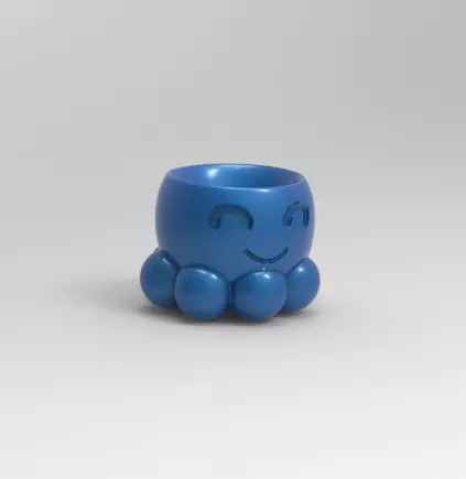 pot octopus pulpo 3D print model_0
