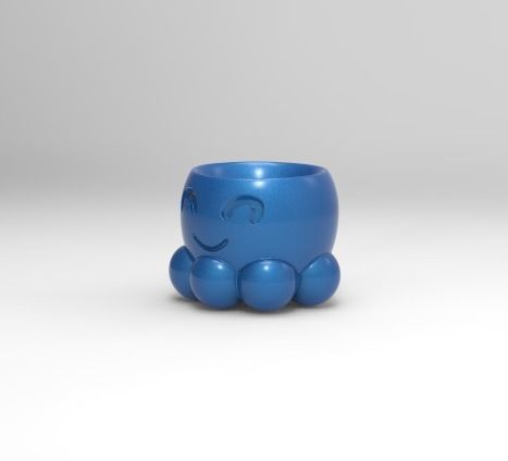 pot octopus pulpo 3D print model_1