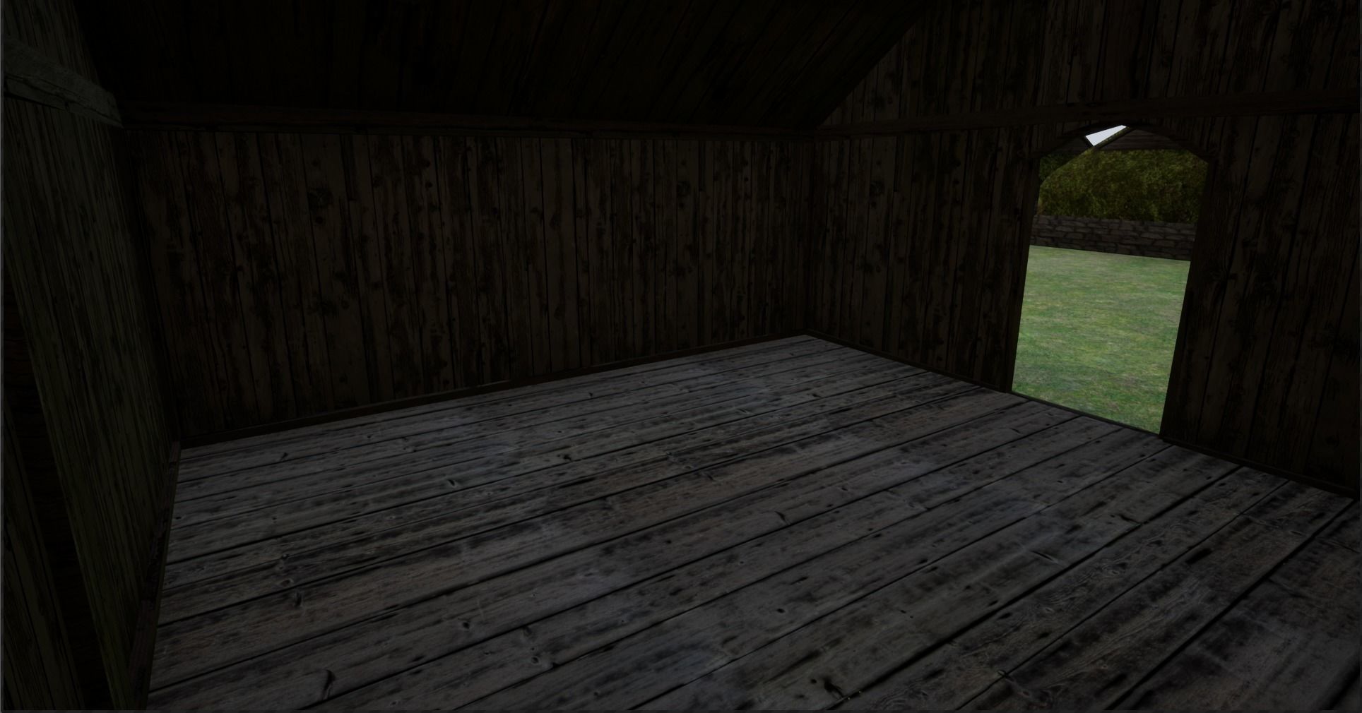 2K Mossy Grass Covered Village Houses Low-poly 3D model_27