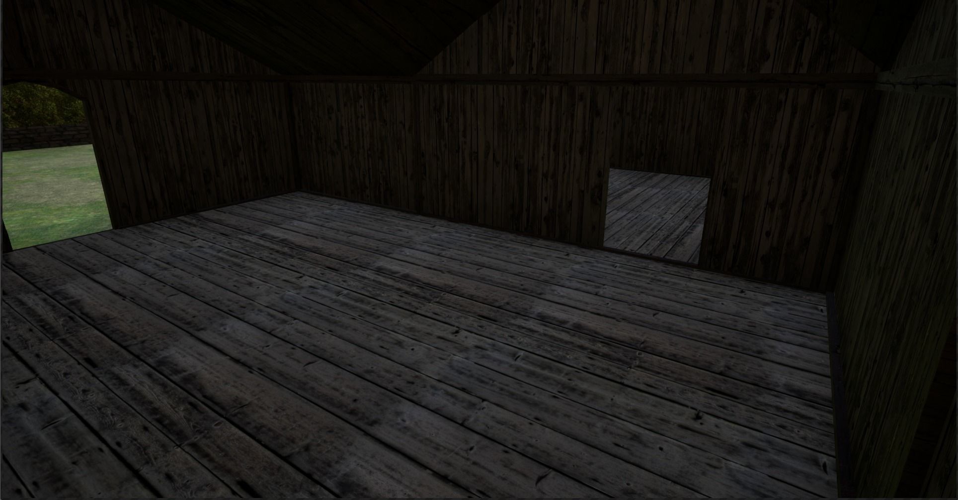 2K Mossy Grass Covered Village Houses Low-poly 3D model_29