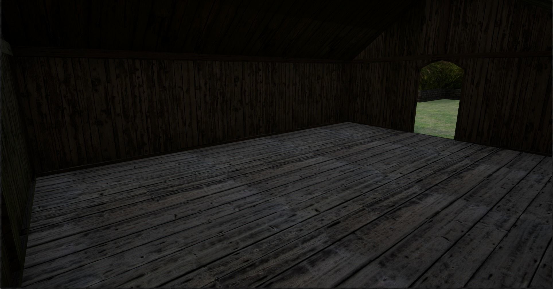 2K Mossy Grass Covered Village Houses Low-poly 3D model_28