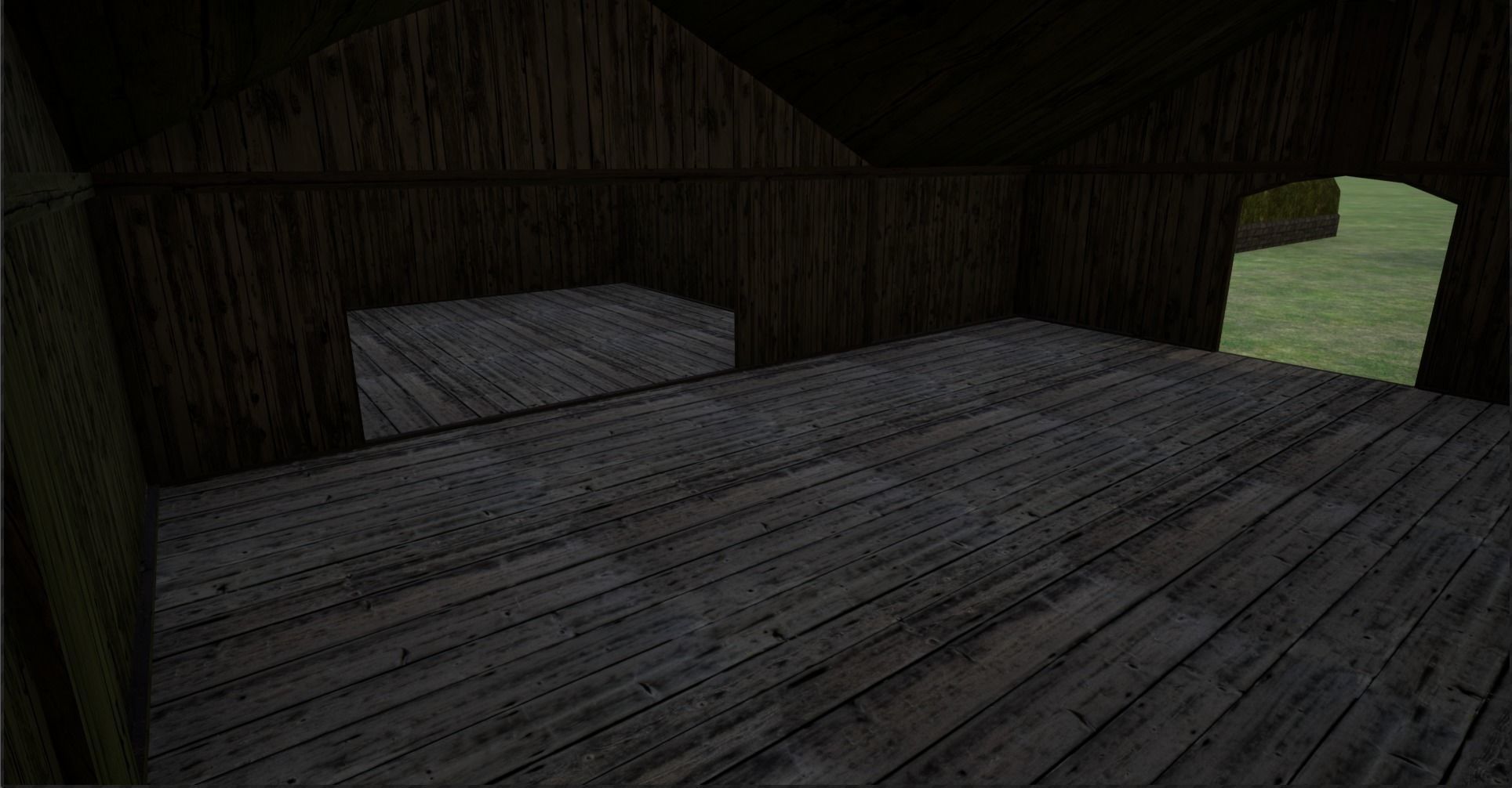 2K Mossy Grass Covered Village Houses Low-poly 3D model_31