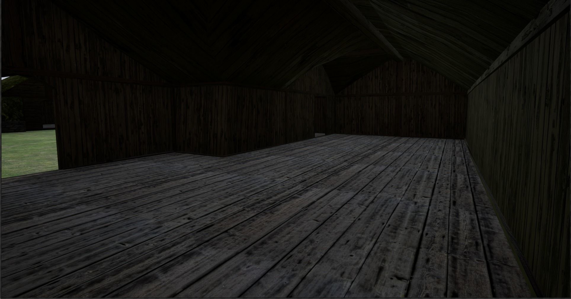 2K Mossy Grass Covered Village Houses Low-poly 3D model_25