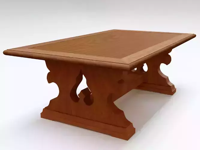 Wooden Retro Coffee Table