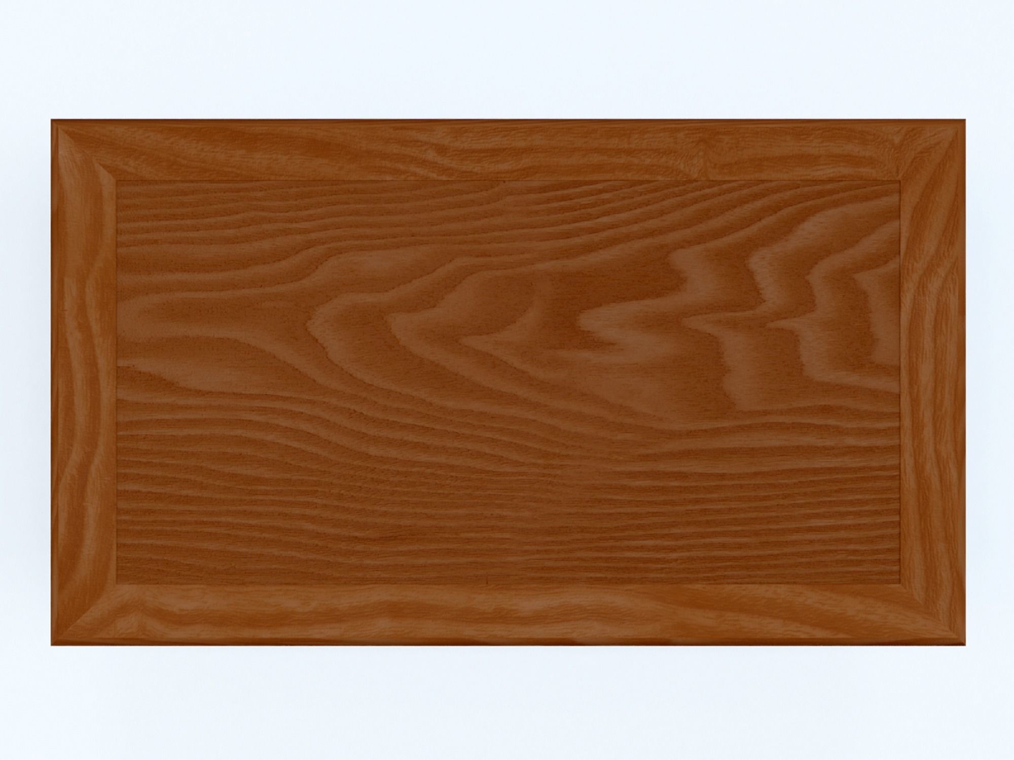 Wooden Retro Coffee Table 3D model_5