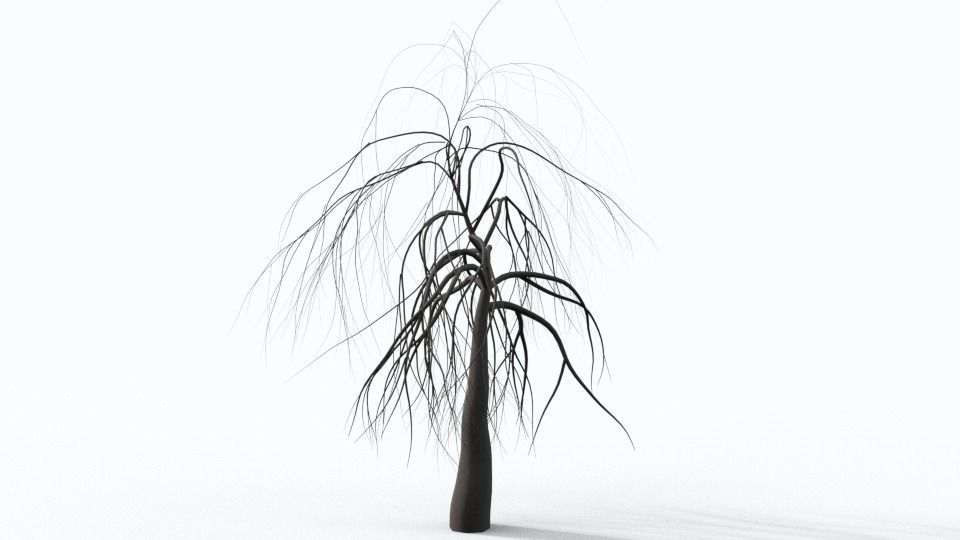 Tree Collection bare Free 3D model_35