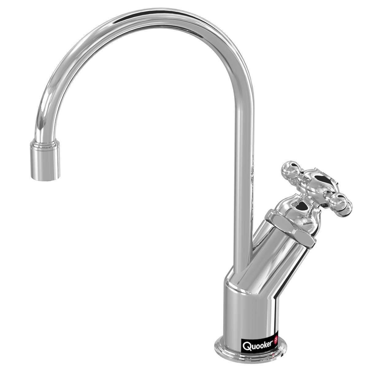 Two kitchen taps mixers Quooker and Volevatch 3D model_4