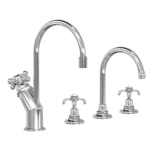 Two kitchen taps mixers Quooker and Volevatch