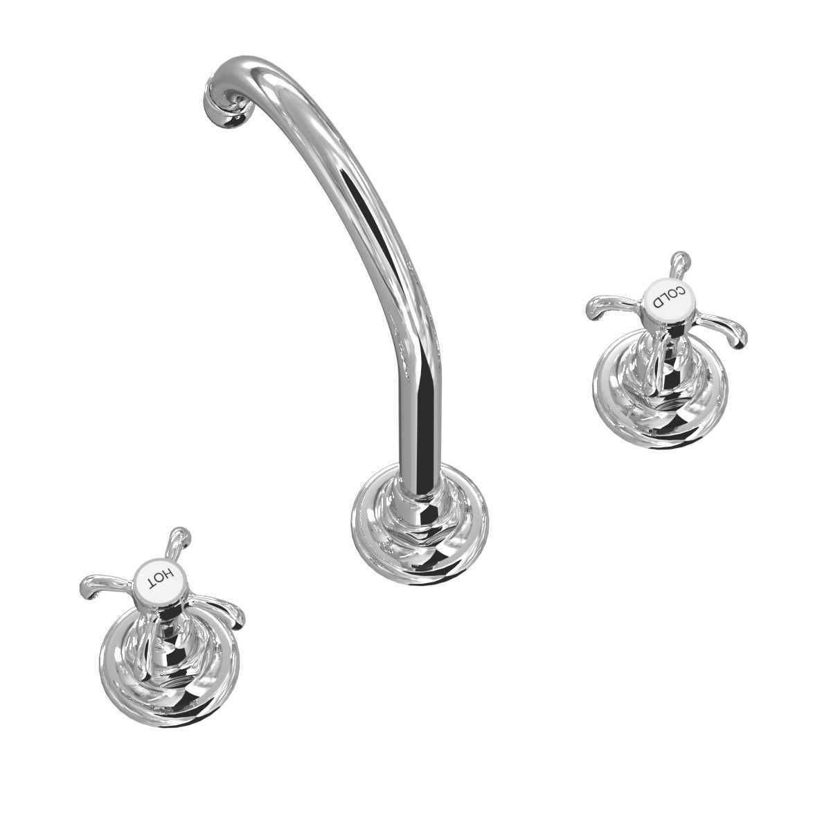 Two kitchen taps mixers Quooker and Volevatch 3D model_3