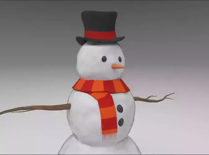 Cartoony Snowman