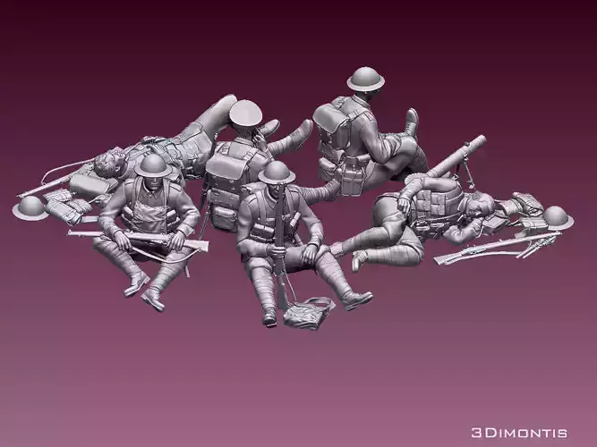 British soldiers ww1