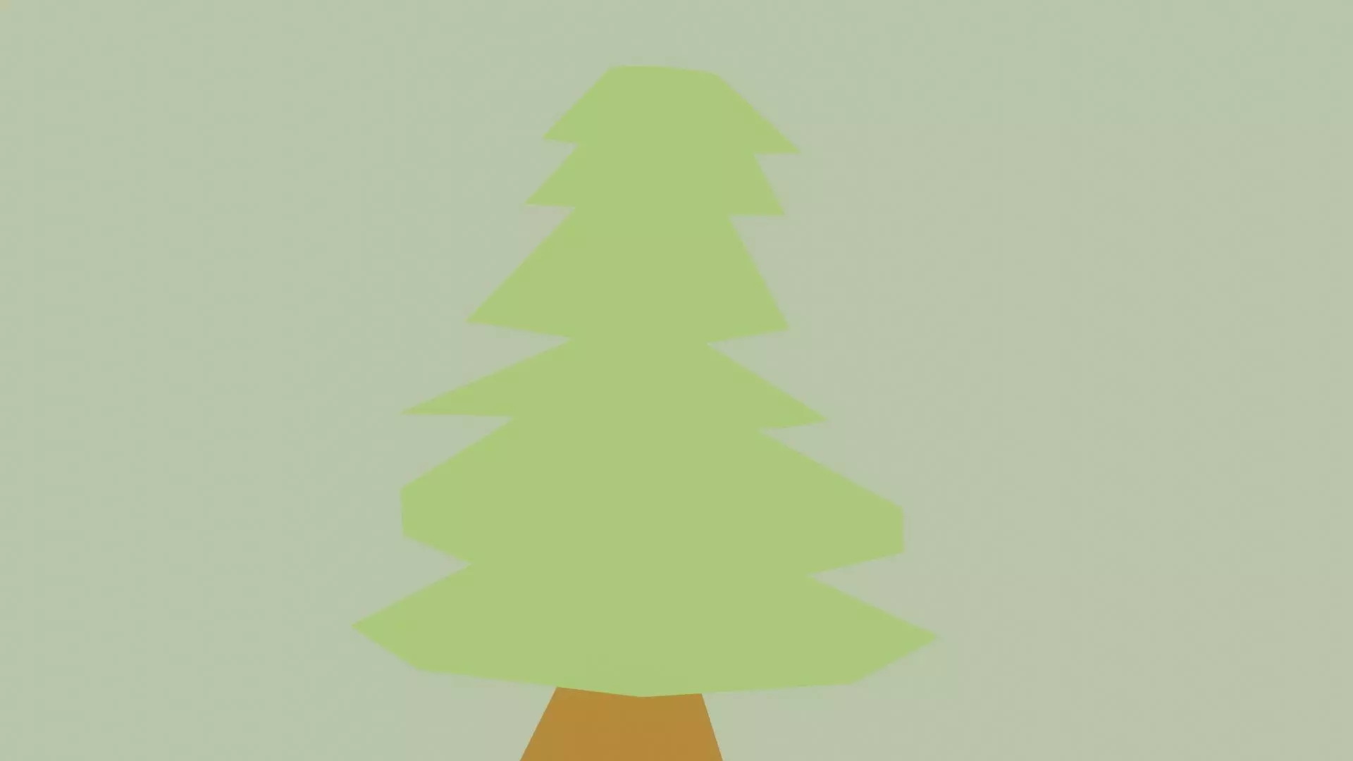 low poly pine tree Free low-poly 3D model_0