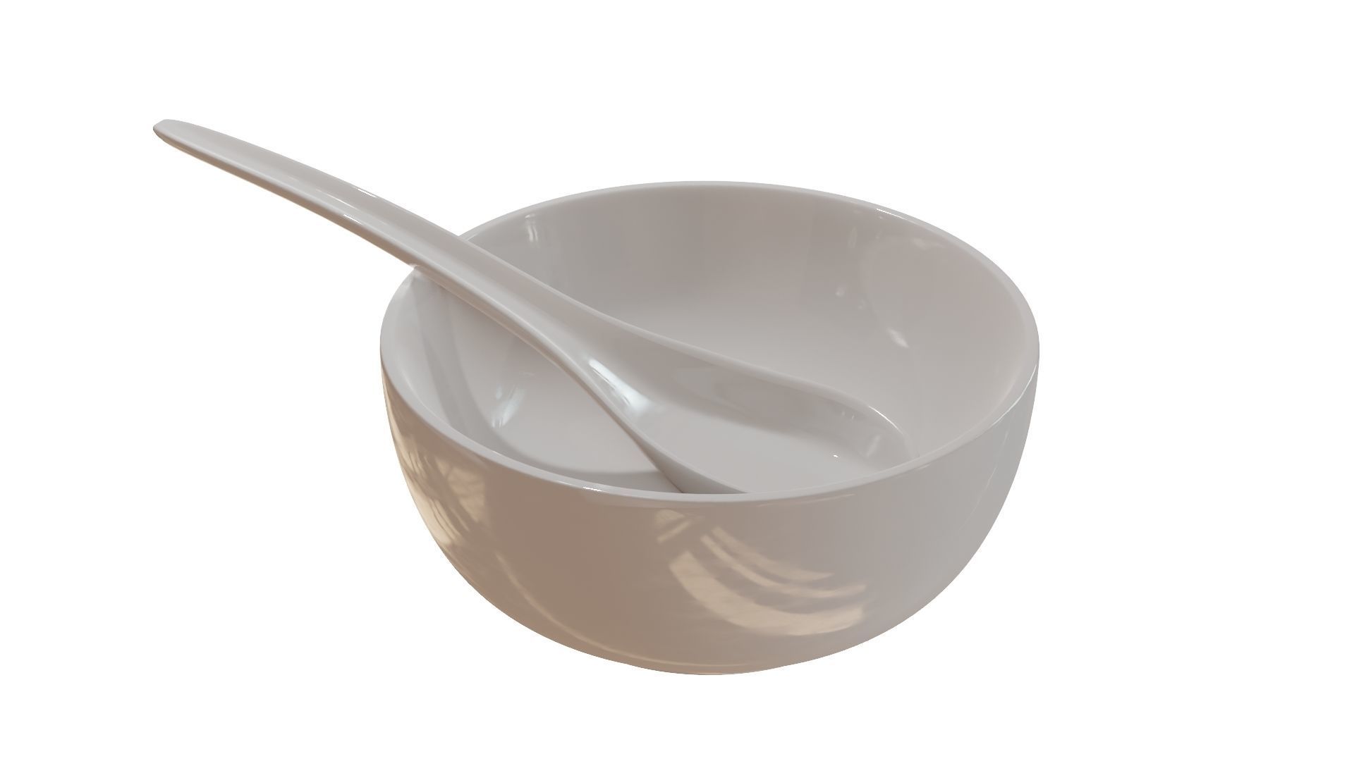 Soup Bowl 3D Model Low-poly 3D model_10