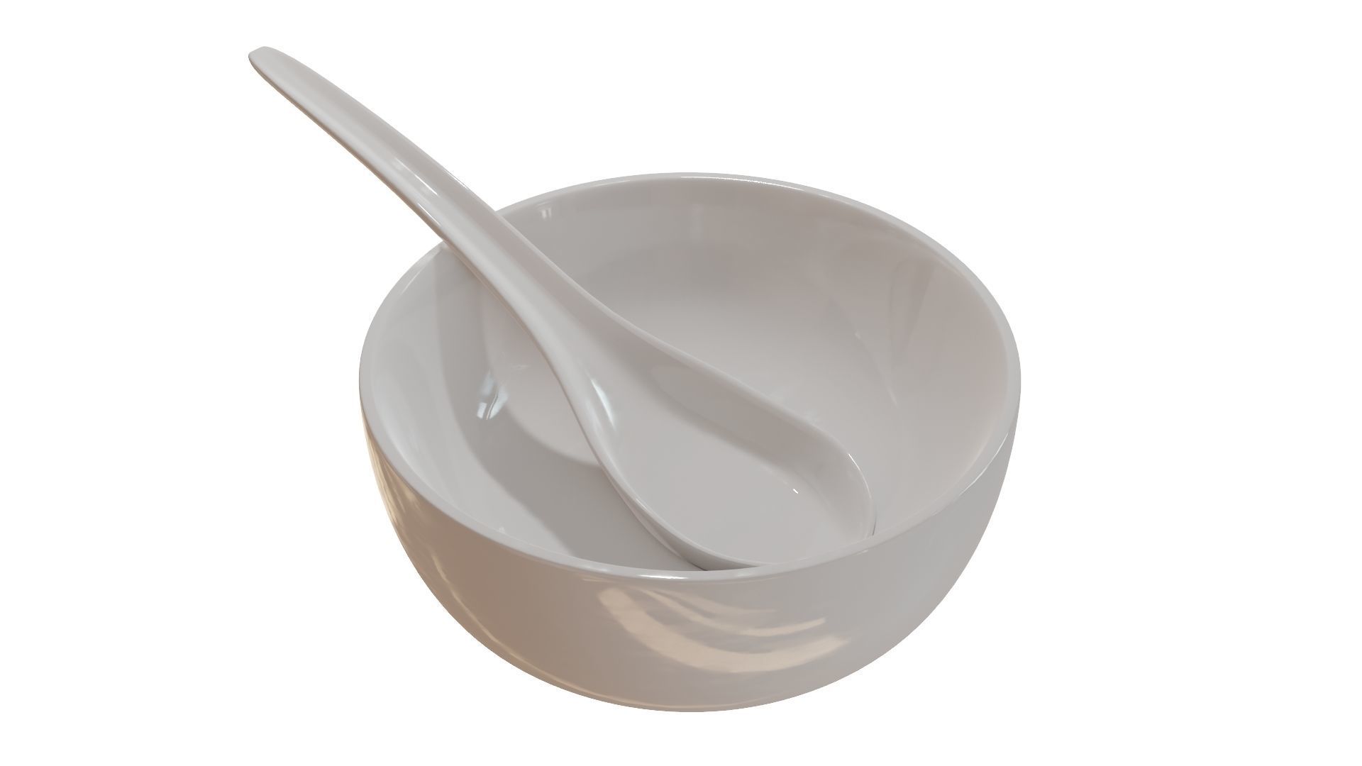 Soup Bowl 3D Model Low-poly 3D model_6