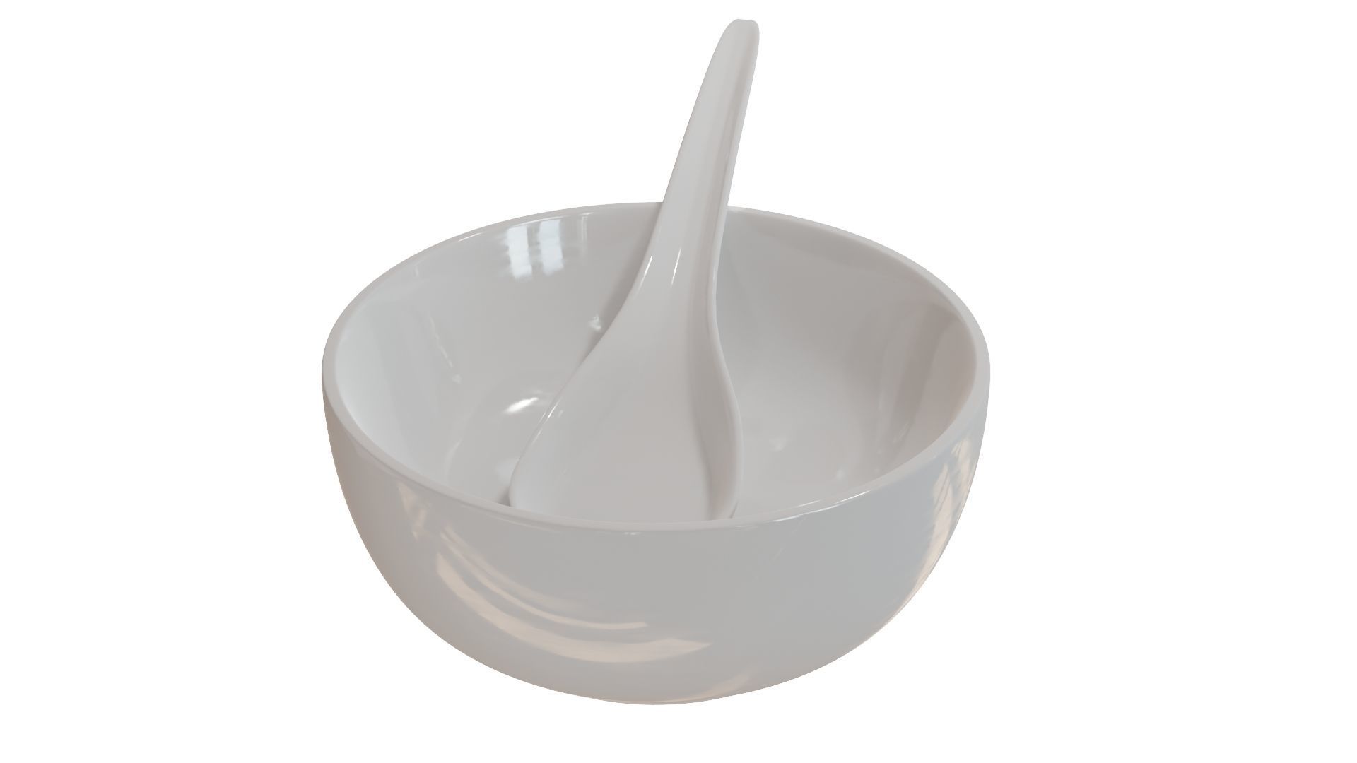 Soup Bowl 3D Model Low-poly 3D model_14
