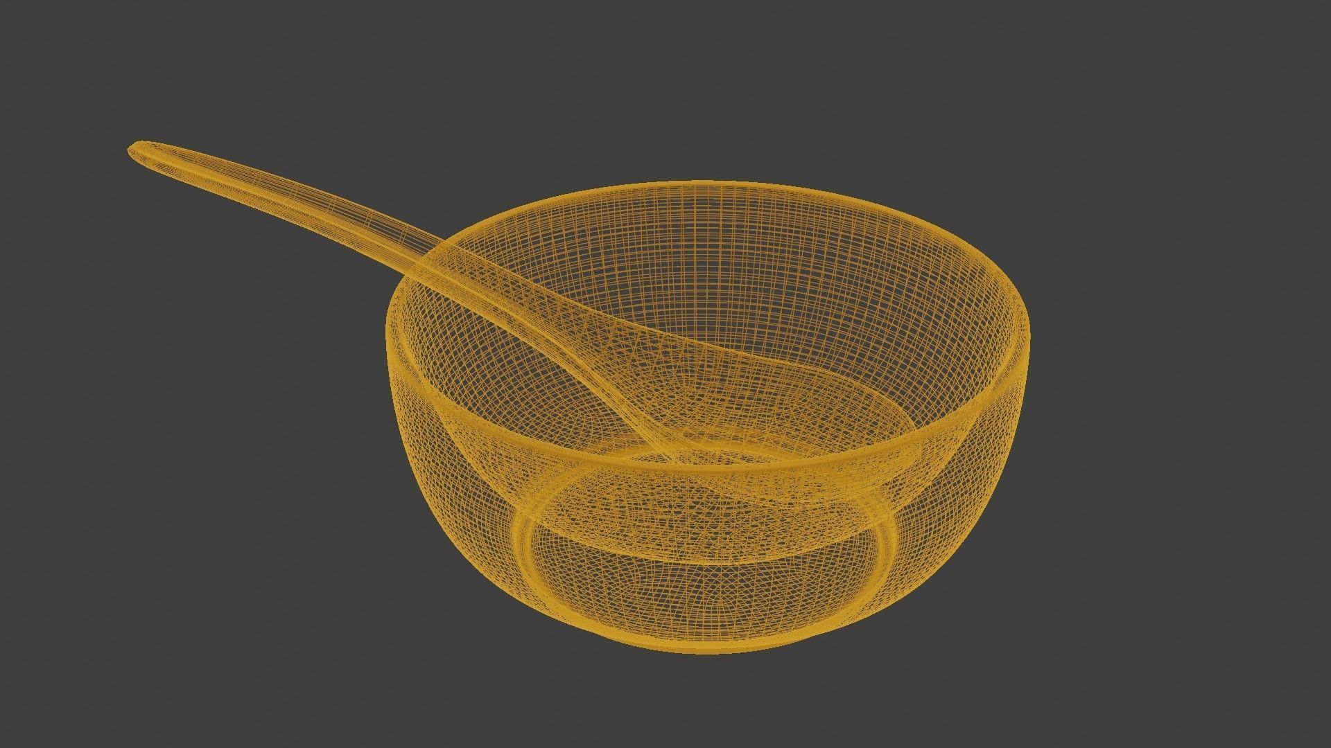 Soup Bowl 3D Model Low-poly 3D model_3