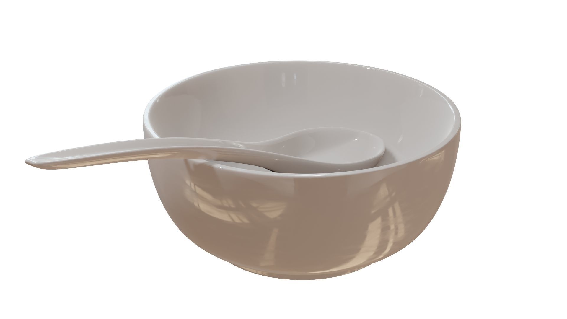 Soup Bowl 3D Model Low-poly 3D model_13