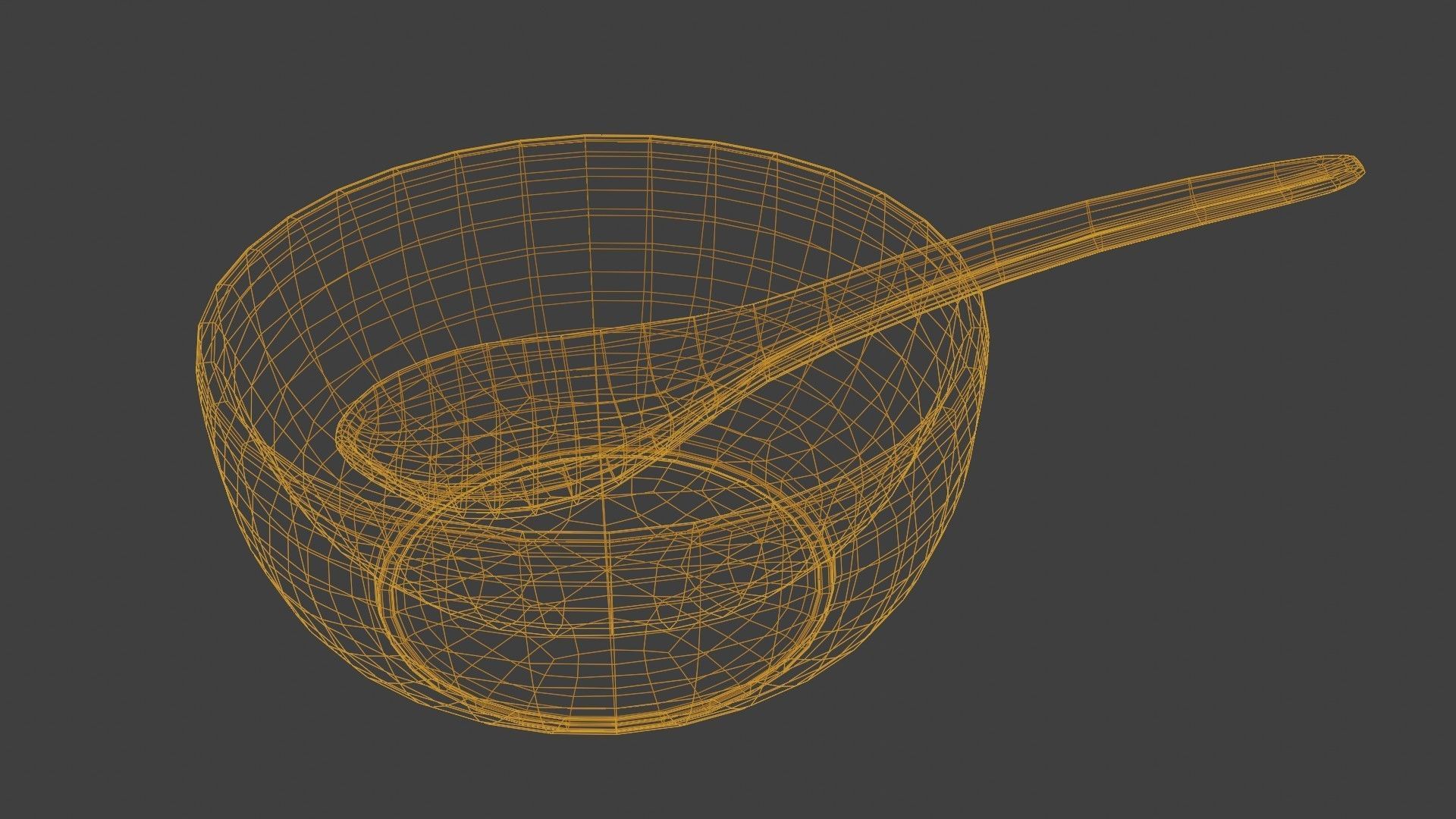 Soup Bowl 3D Model Low-poly 3D model_12