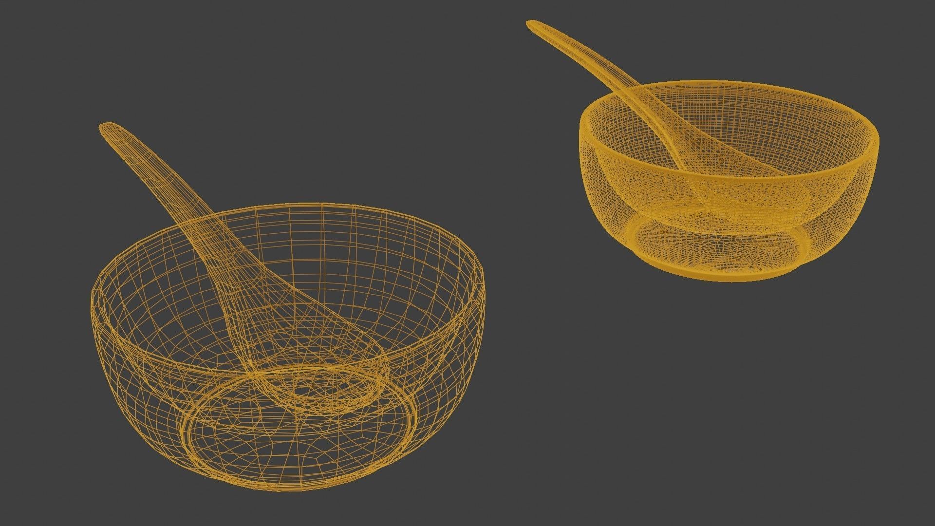 Soup Bowl 3D Model Low-poly 3D model_5