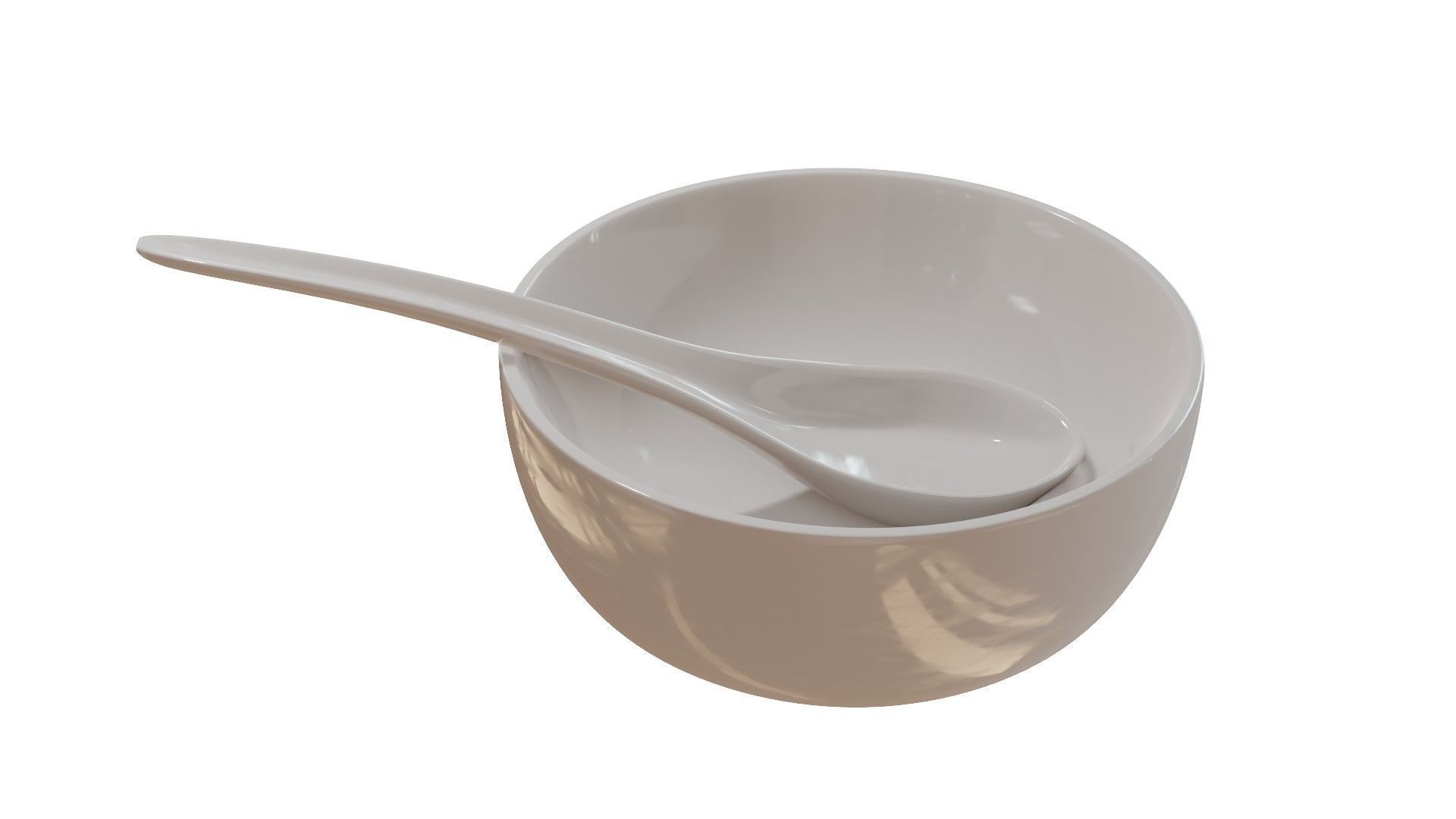 Soup Bowl 3D Model Low-poly 3D model_15