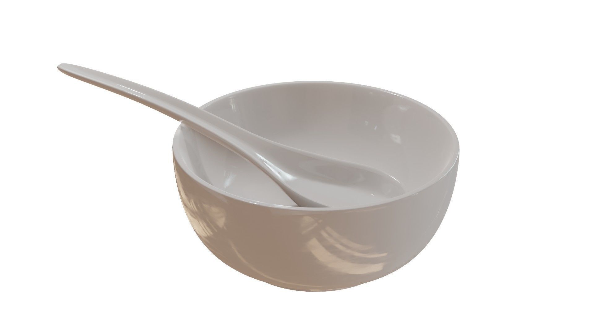 Soup Bowl 3D Model Low-poly 3D model_2