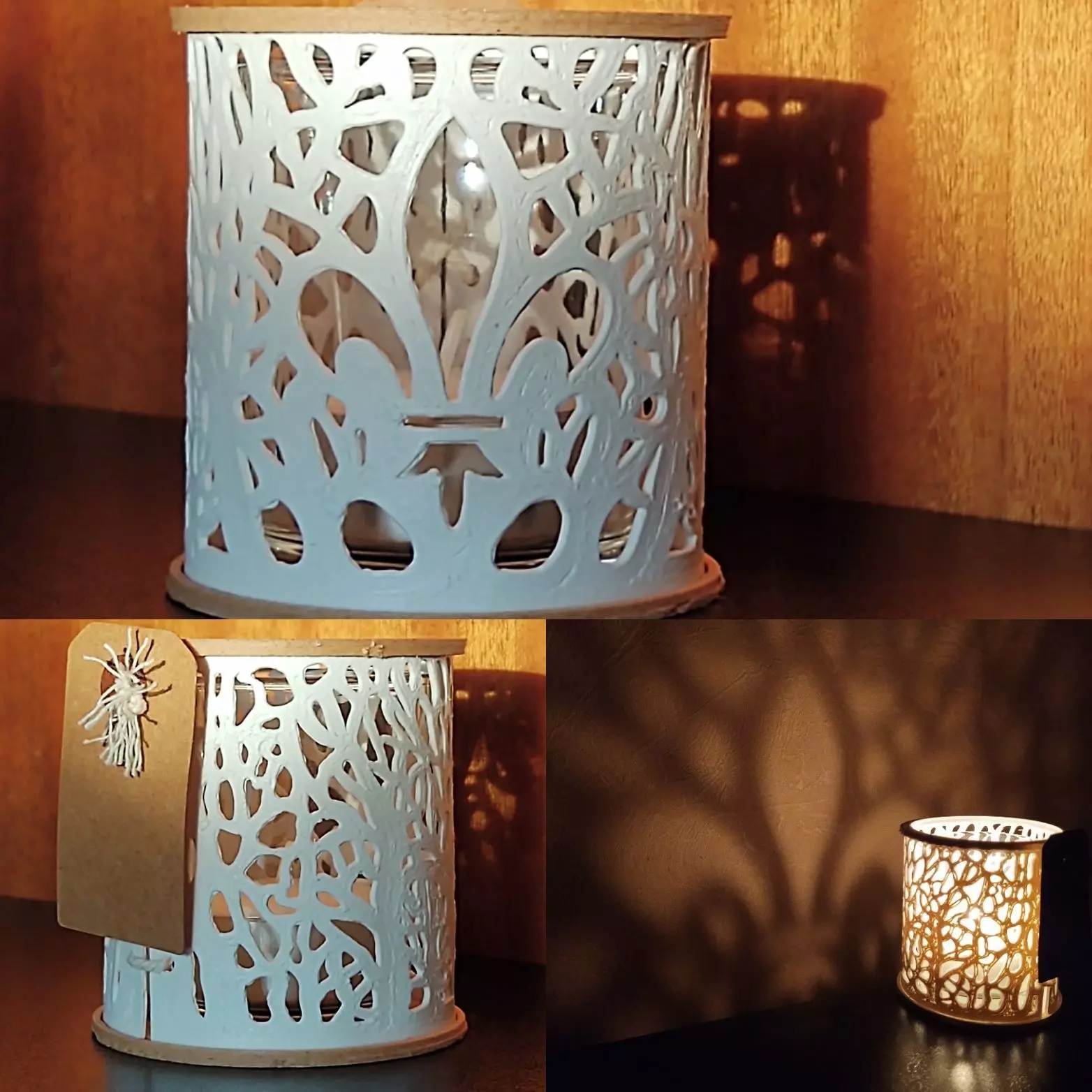 Light flower candle 3D print model_0