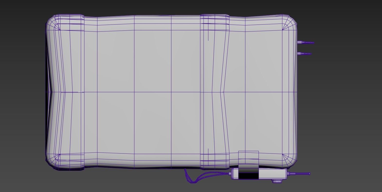 C4 explosive device Low-poly 3D model_9