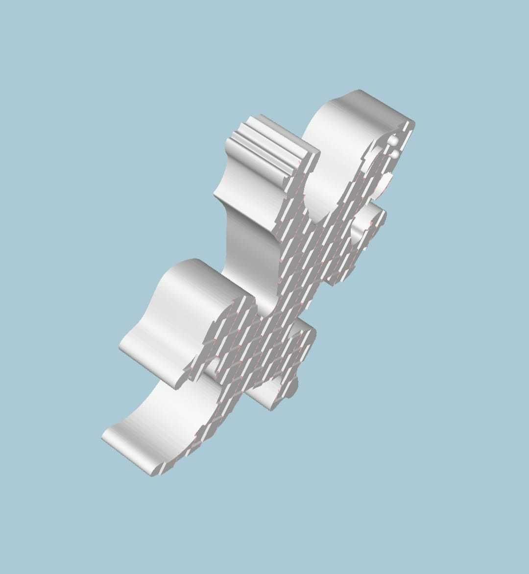 MakeIT Lizard Animal Shape 3D Model 3D model_1