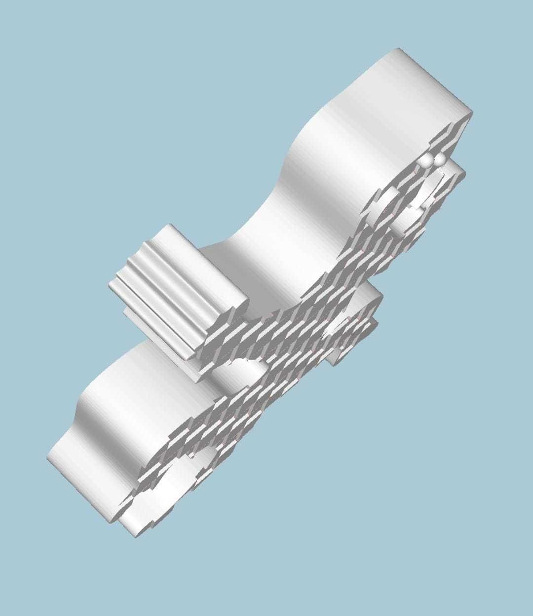 MakeIT Lizard Animal Shape 3D Model 3D model_2