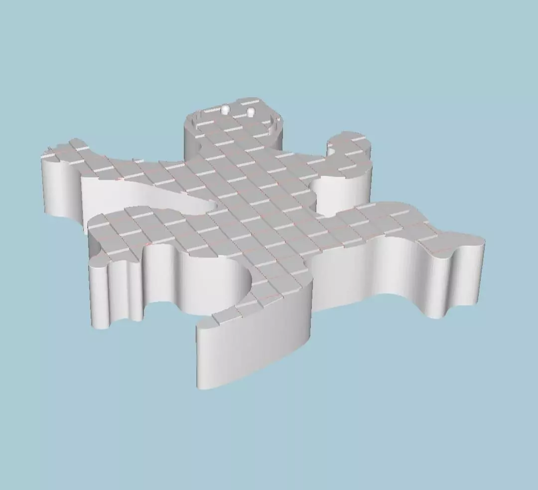 MakeIT Lizard Animal Shape 3D Model 3D model_0