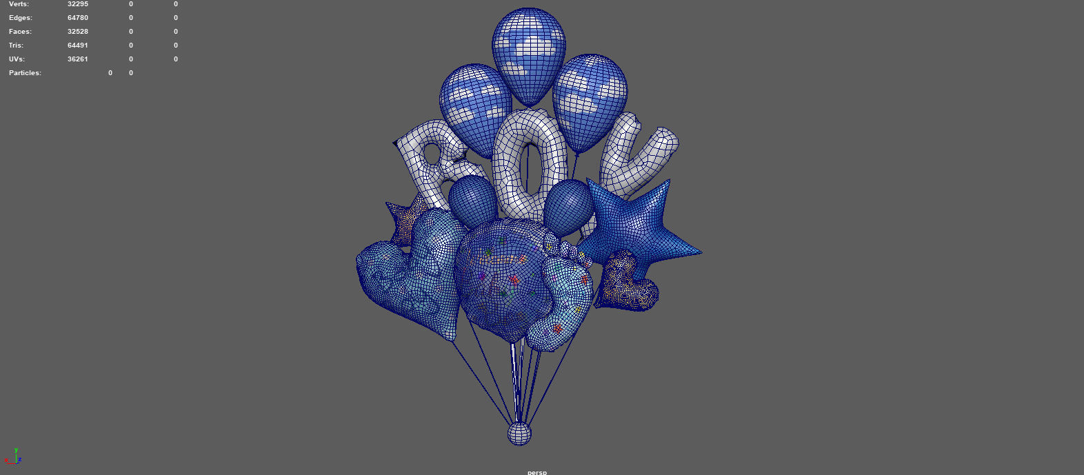 BABY BOY BALLOON 3D model_13