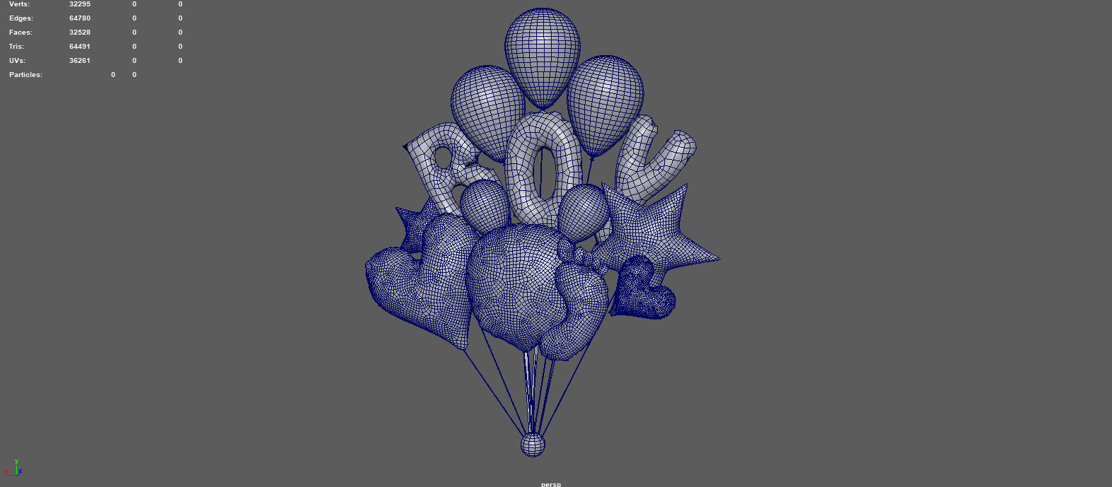 BABY BOY BALLOON 3D model_5