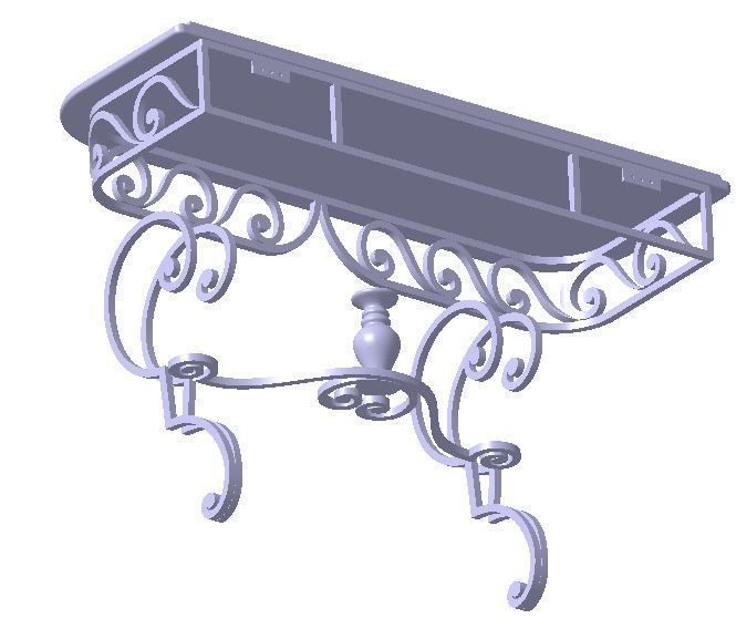 Table decorative 3D model_1