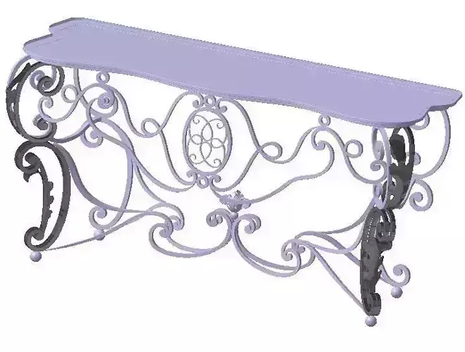 Table decorative shield