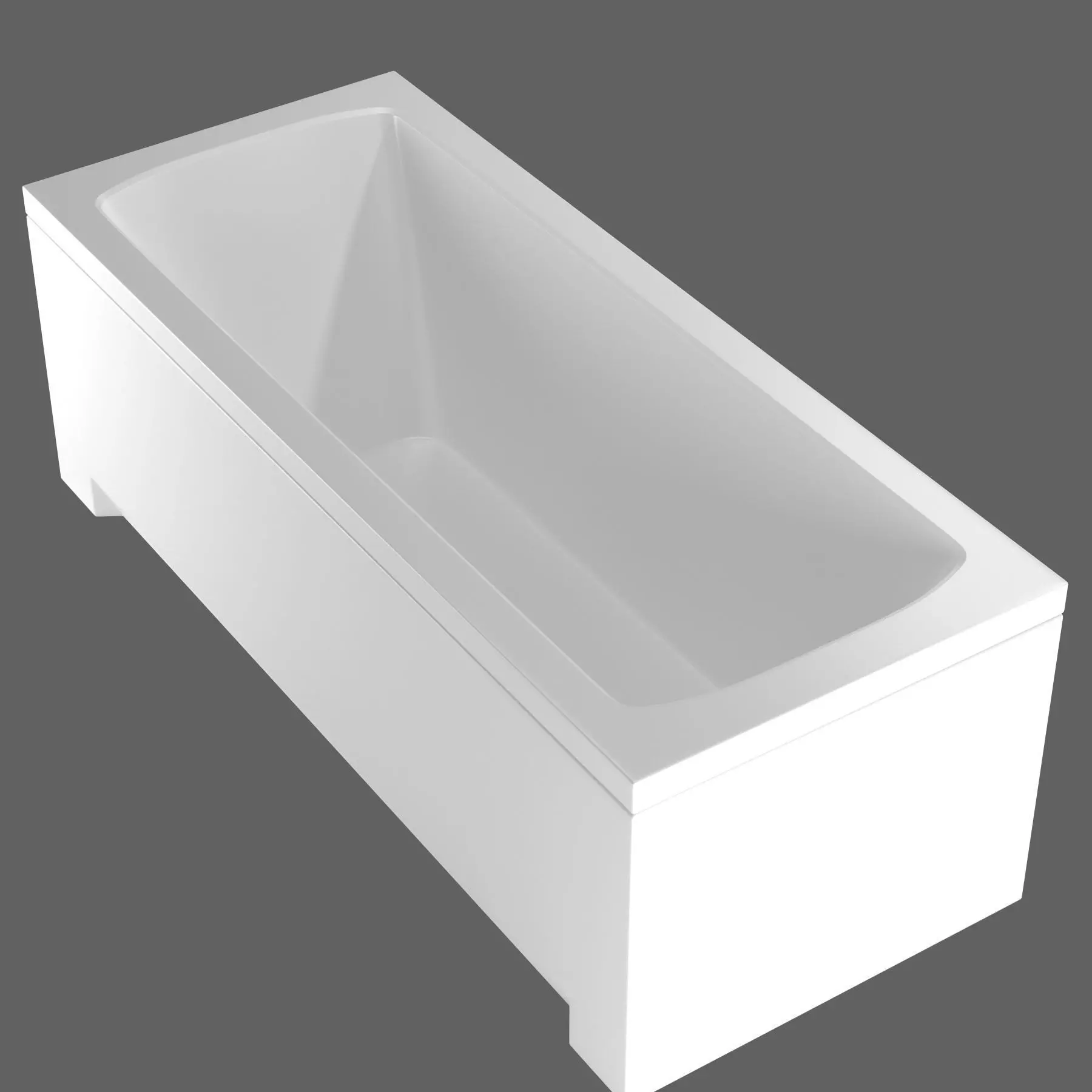 OPTIMA RECTANGULAR BATH Free 3D model_0