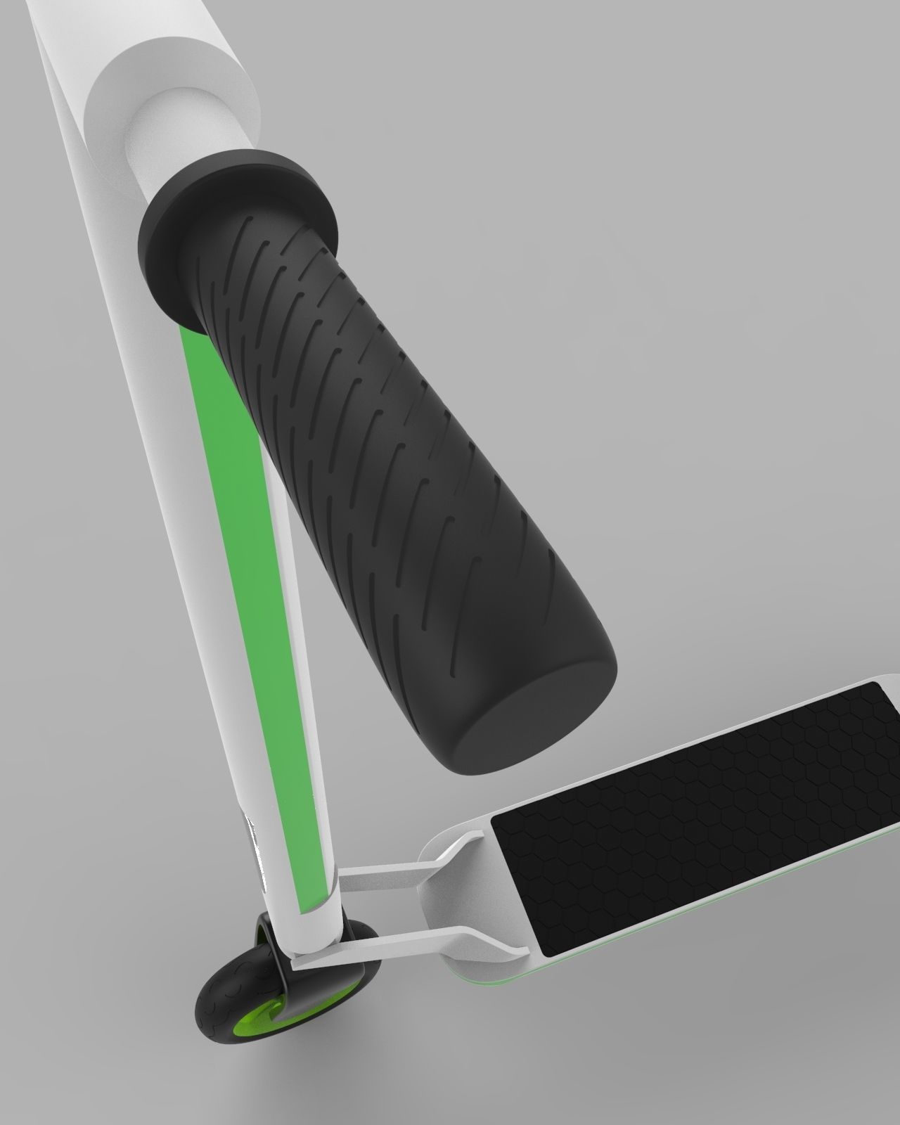 Scooter electric with design 3D model_13