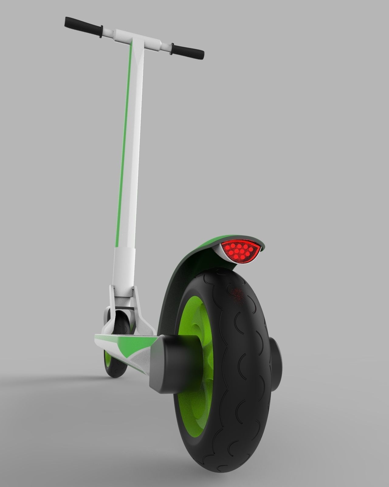 Scooter electric with design 3D model_11