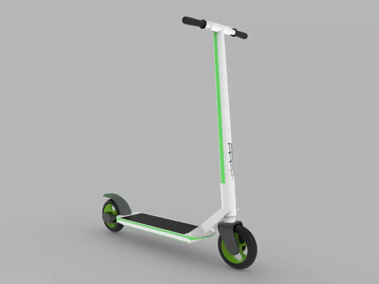 Scooter electric with design 3D model_0