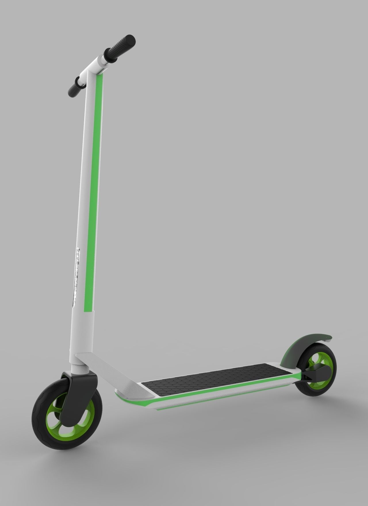 Scooter electric with design 3D model_5